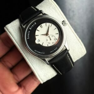 Louis Erard Heritage Off-Centre Automatic Watch – Black & White Dial