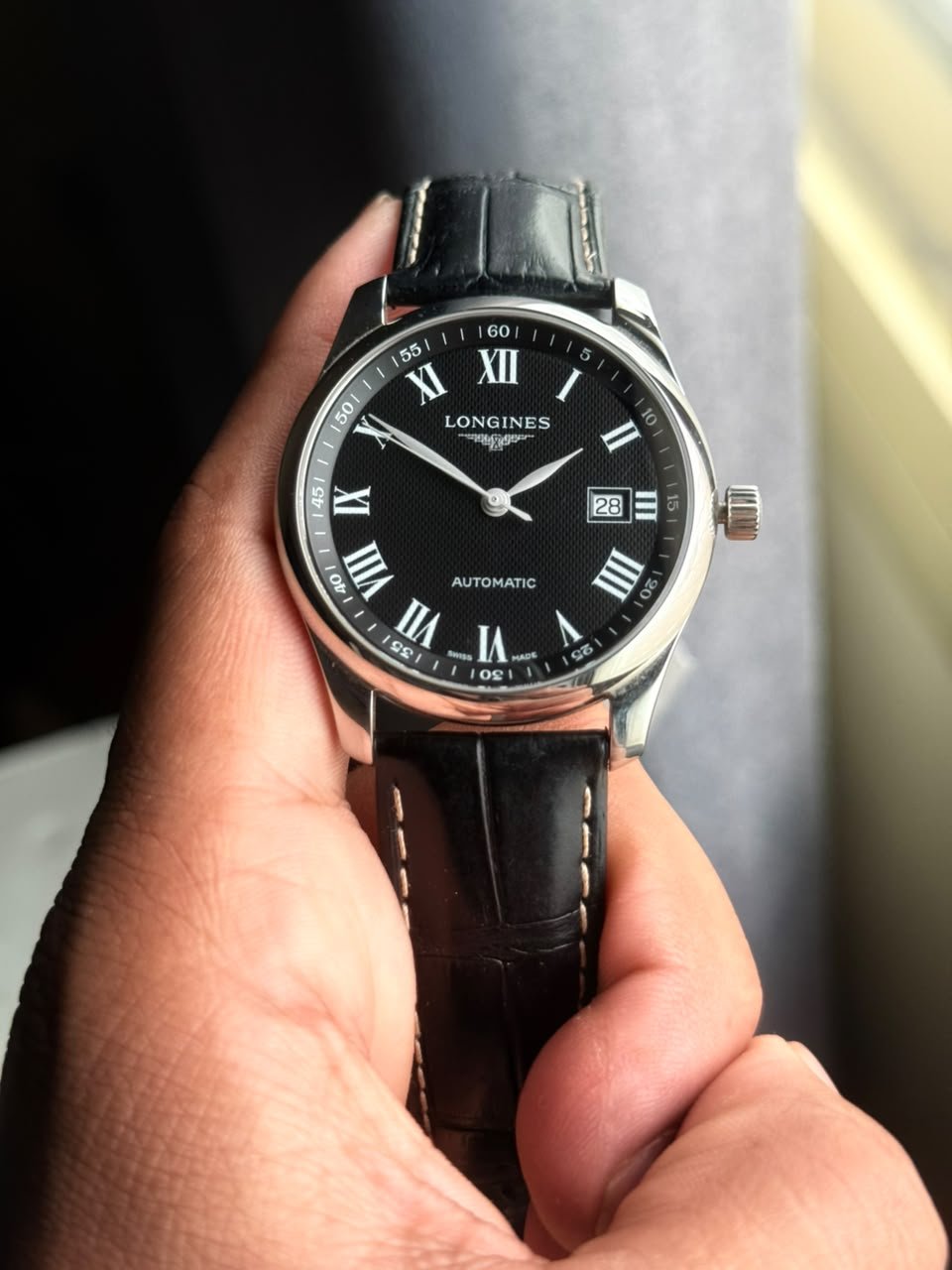 Longines Master Collection Automatic Watch 40mm Black Dial